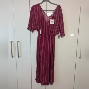 NWT Jack by BB Dakota Striped Jumpsuit